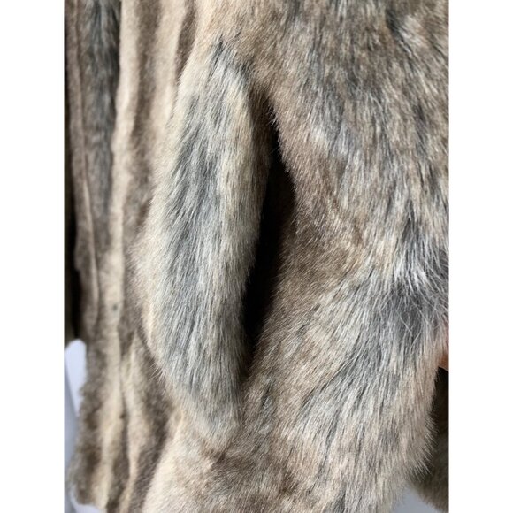 New VTG Dennis Basso XL 15th Anniversary Collect Ed Faux Fur Chinchilla Coat - Picture 8 of 12